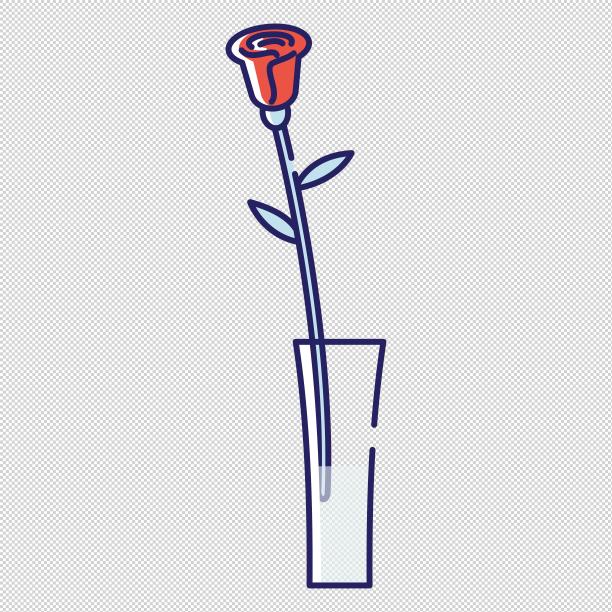 玫瑰花瓶摆件图片下载