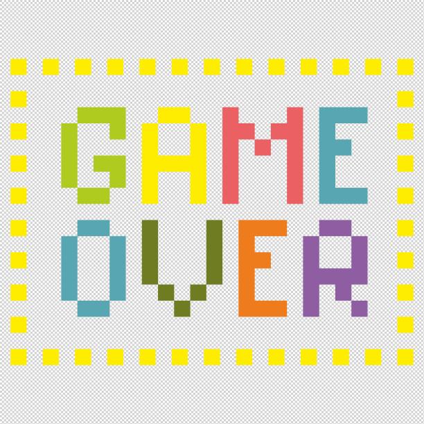 像素游戏结束图片下载