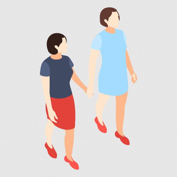 女人牵手爱人图片下载