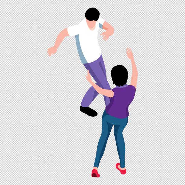 男女扭动跳舞图片下载