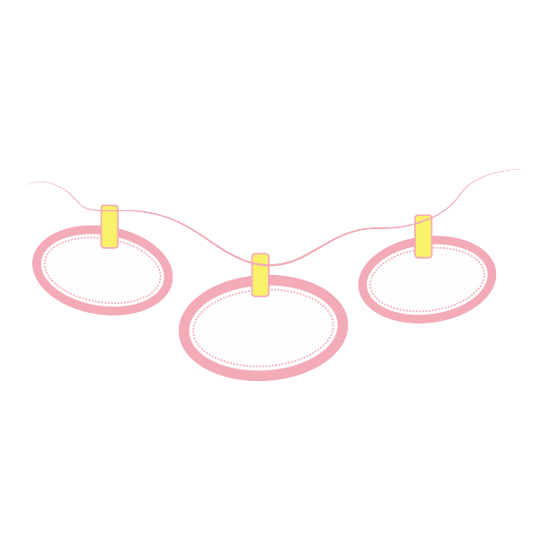 粉红悬挂便签图片下载