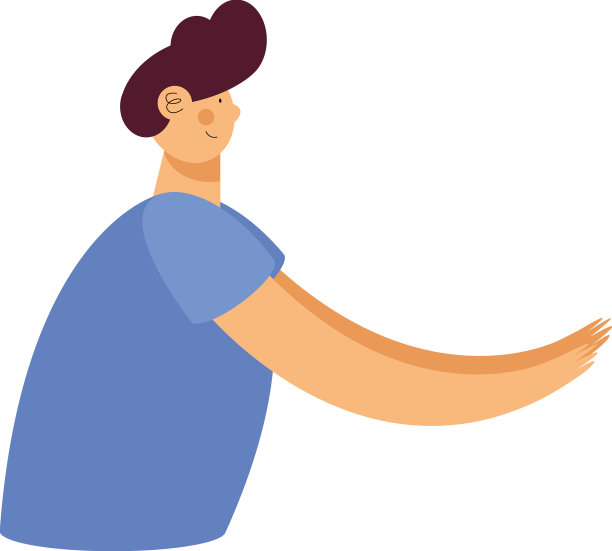 穿蓝衬衫的男人图片下载