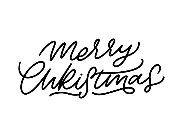 圣诞快乐向量刷字母。手绘现代毛笔书法孤立在白色的背景。圣诞矢量墨水插图。为节日贺卡的创意排版，横幅图片下载