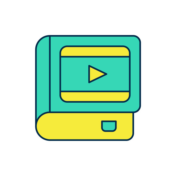 填充大纲书关于电影图标孤立的白色背景。向量图片下载