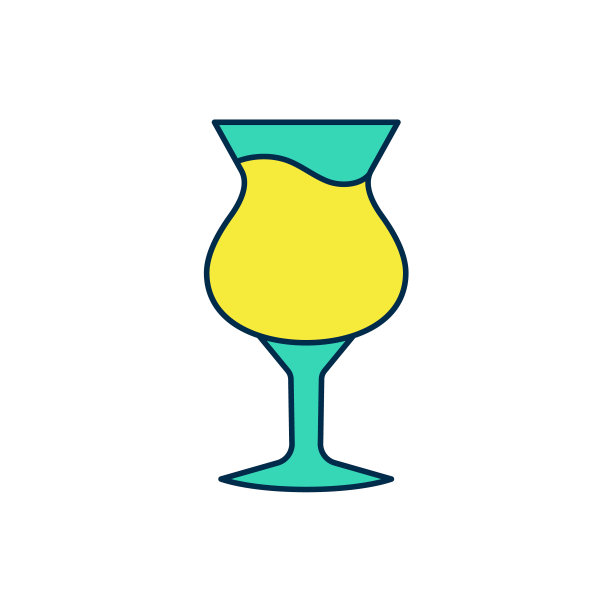 填充轮廓玻璃啤酒图标孤立的白色背景。向量图片下载