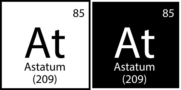Astatum化学元素。现代设计。门捷列夫表。教育背景。矢量插图。股票的形象。图片下载