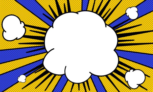 简单可爱的漫画风格的黄色壁纸图片下载