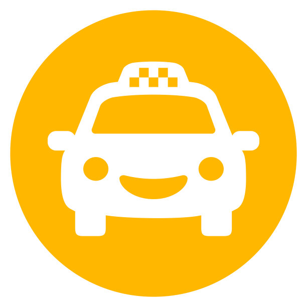 出租车矢量图标图片下载