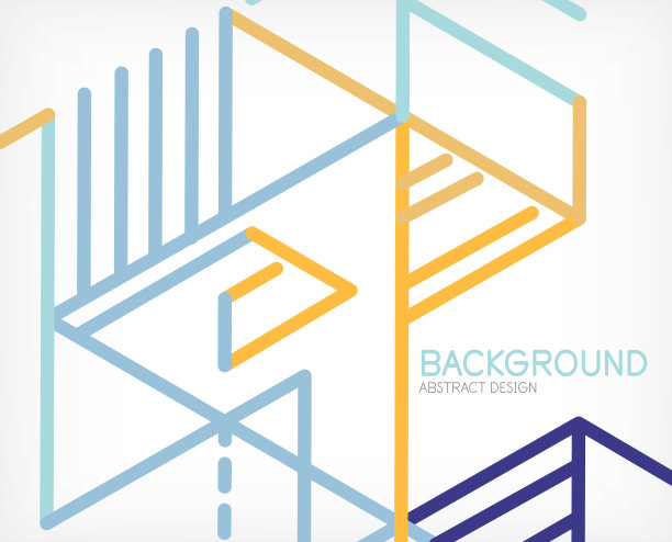 抽象底色线条上的白色图片下载