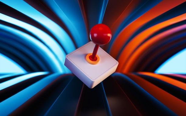 游戏手柄控制，操纵杆设备，3d渲染。图片下载