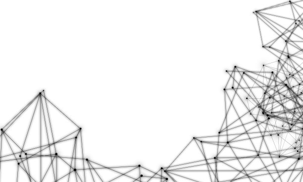 未来3D网络技术背景(白色)图片下载