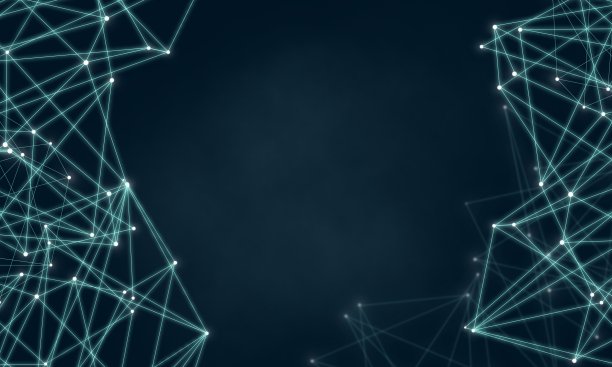 未来的3D网络技术背景图片下载