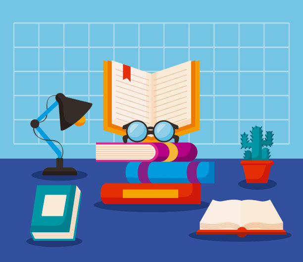 工作区中的书图片下载