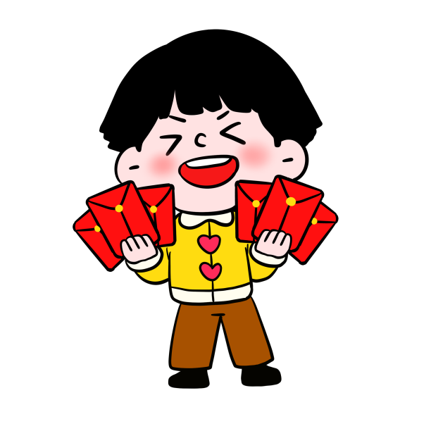 新年祝福红包压岁钱图片下载