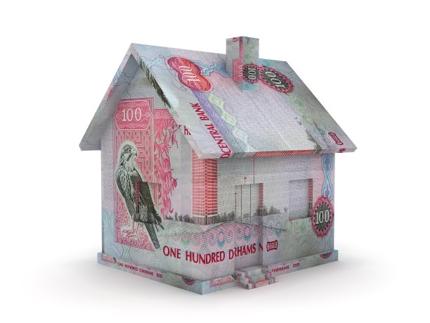 阿联酋迪拉姆钱房子出租房地产图片下载