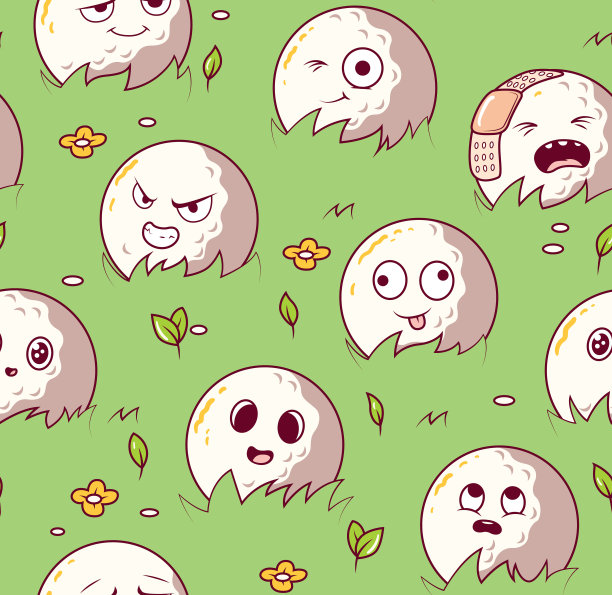 高尔夫球字符模式矢量插图。图片下载