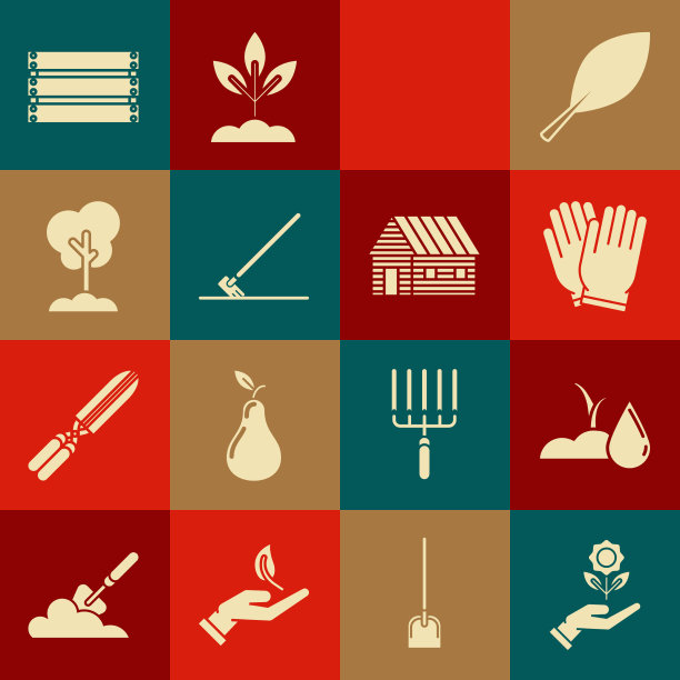 手捧鲜花浇灌菜园图片下载