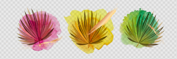 中性水彩形状，自然色彩绘画，抽象圆圈，绘画纹理。金面、丙烯漆、醇墨装饰图片下载