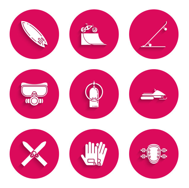 配备潜水手套，护膝，雪地摩托滑雪图片下载