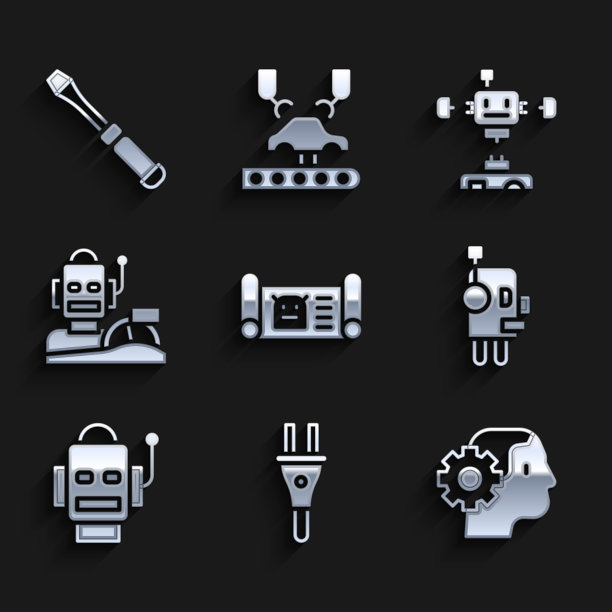 设定机器人蓝图电动插头人形机器人图片下载