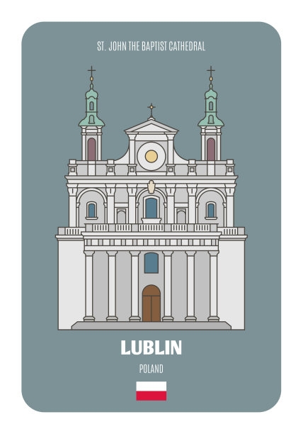 波兰卢布林的圣约翰浸礼会大教堂图片下载