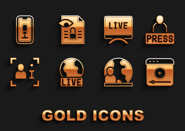 设置现场报道记者新闻流世界图片下载