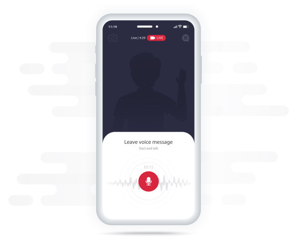 视频通话视频会议UI应用设计概念模型，聊天消息界面屏幕模板，手机实时聊天框，智能手机在线应用，虚拟通话矢量图，UX UI图片下载
