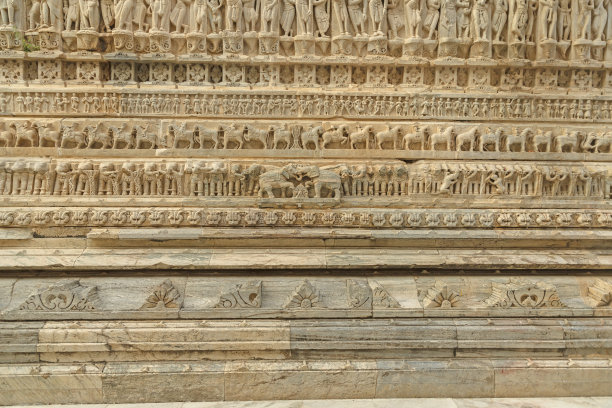 印度乌代普尔最古老和最大的印度教寺庙Jagdish寺庙图片下载