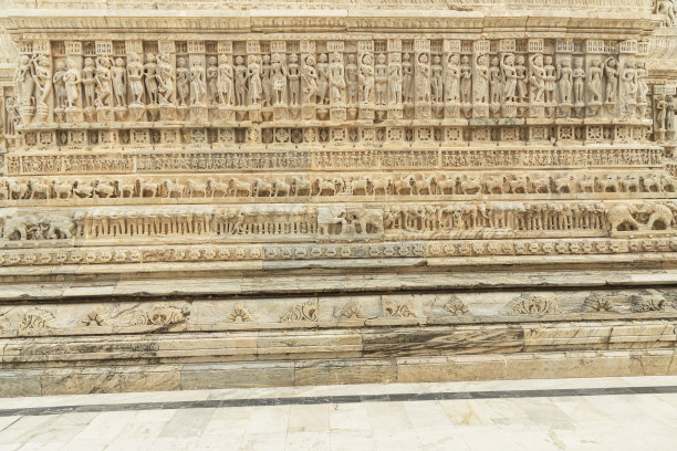 印度乌代普尔最古老和最大的印度教寺庙Jagdish寺庙图片下载