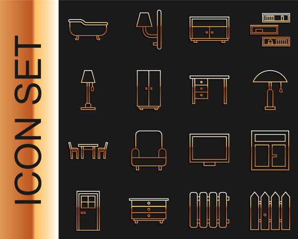 房内设线花园栅栏木窗图片下载