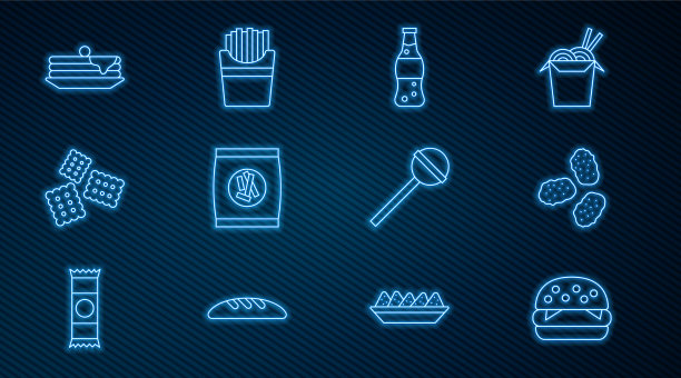 套餐线汉堡鸡块一瓶水图片下载