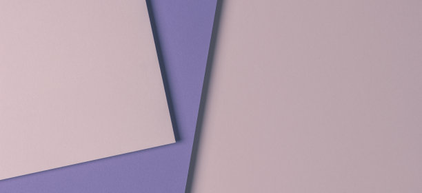 抽象彩色纸几何构图横幅背景在粉彩和紫色非常佩里的颜色。俯视图图片下载