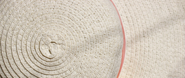 特写海滩帽细节背景图片下载