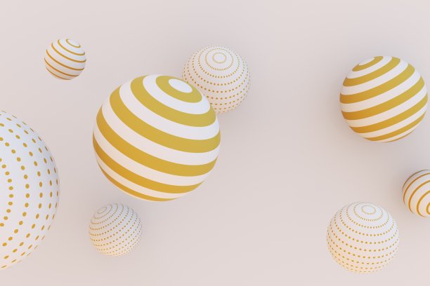 彩色飞行球的背景图片下载