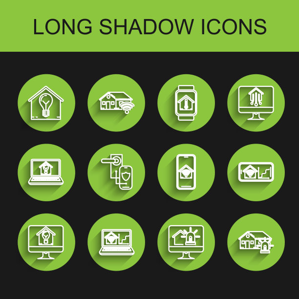 设置线电脑显示器与智能屋图片下载