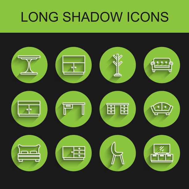 设线大床五斗橱圆桌图片下载