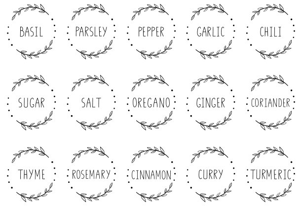 香料标签贴纸图片下载