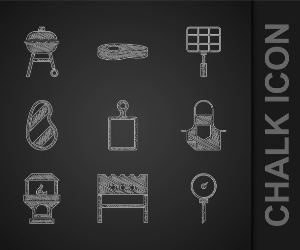 设置砧板烧烤火盆厨房图片下载