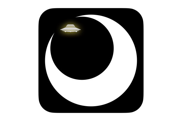 月亮上星星的家庭纹章图像图片下载