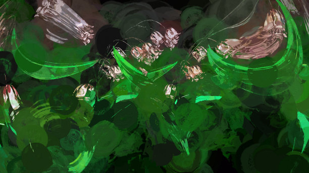 紫色风铃草植物3D渲染图片下载