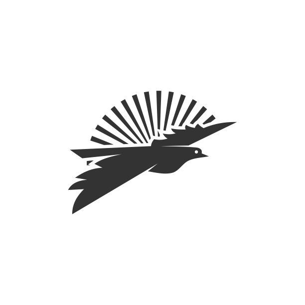 鸽子剥皮太阳照耀图标模板孤立图片下载