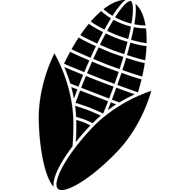 玉米字形图标水果矢量图片下载