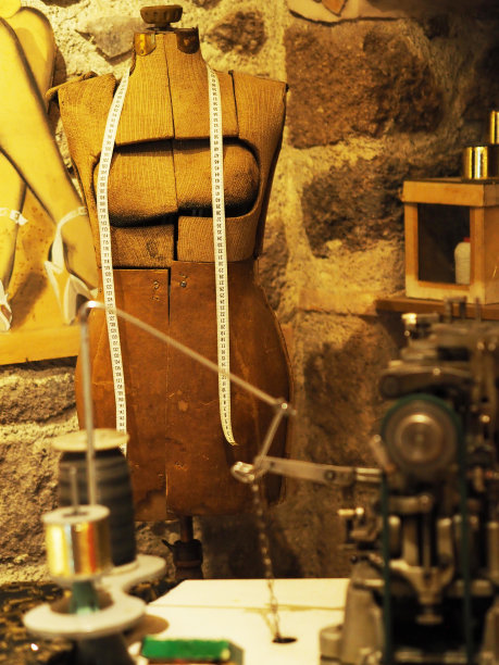 怀旧的裁缝和皮革商店与最好的产品图片下载