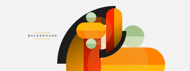 几何形状组成抽象的背景图片下载