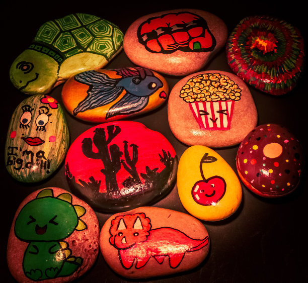 岩石画艺术图片下载