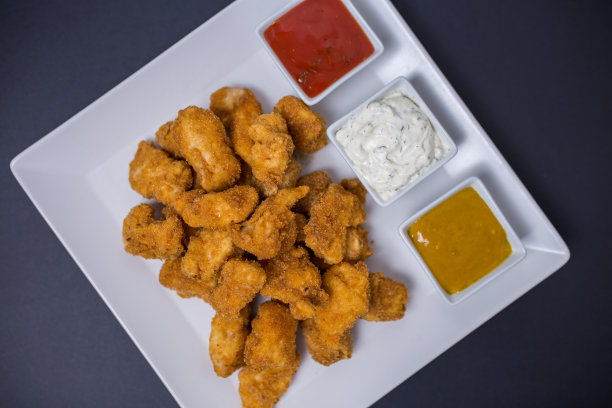 脆皮炸鸡块图片下载