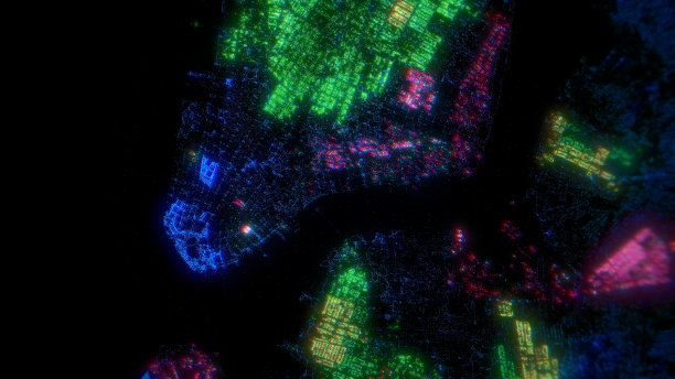 纽约的未来主义代表图片下载