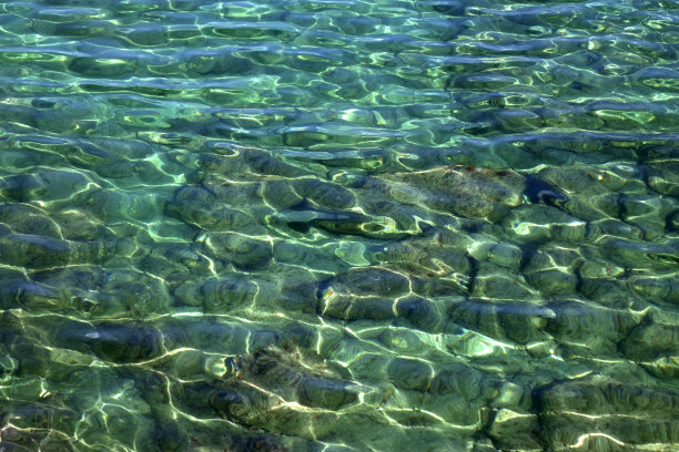 美丽的海水清新，清澈的海水图片下载