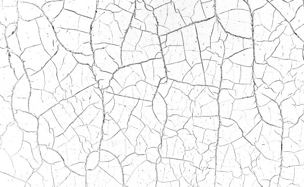 纹理材料表面存在许多杂乱的裂纹。图片下载