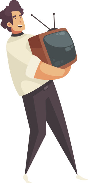 旧货出售电视构图图片下载